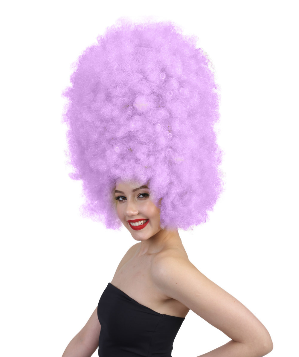 Super Size Jumbo Lt Purple Afro Wig HW-1568 - Wigs & Facial Hair