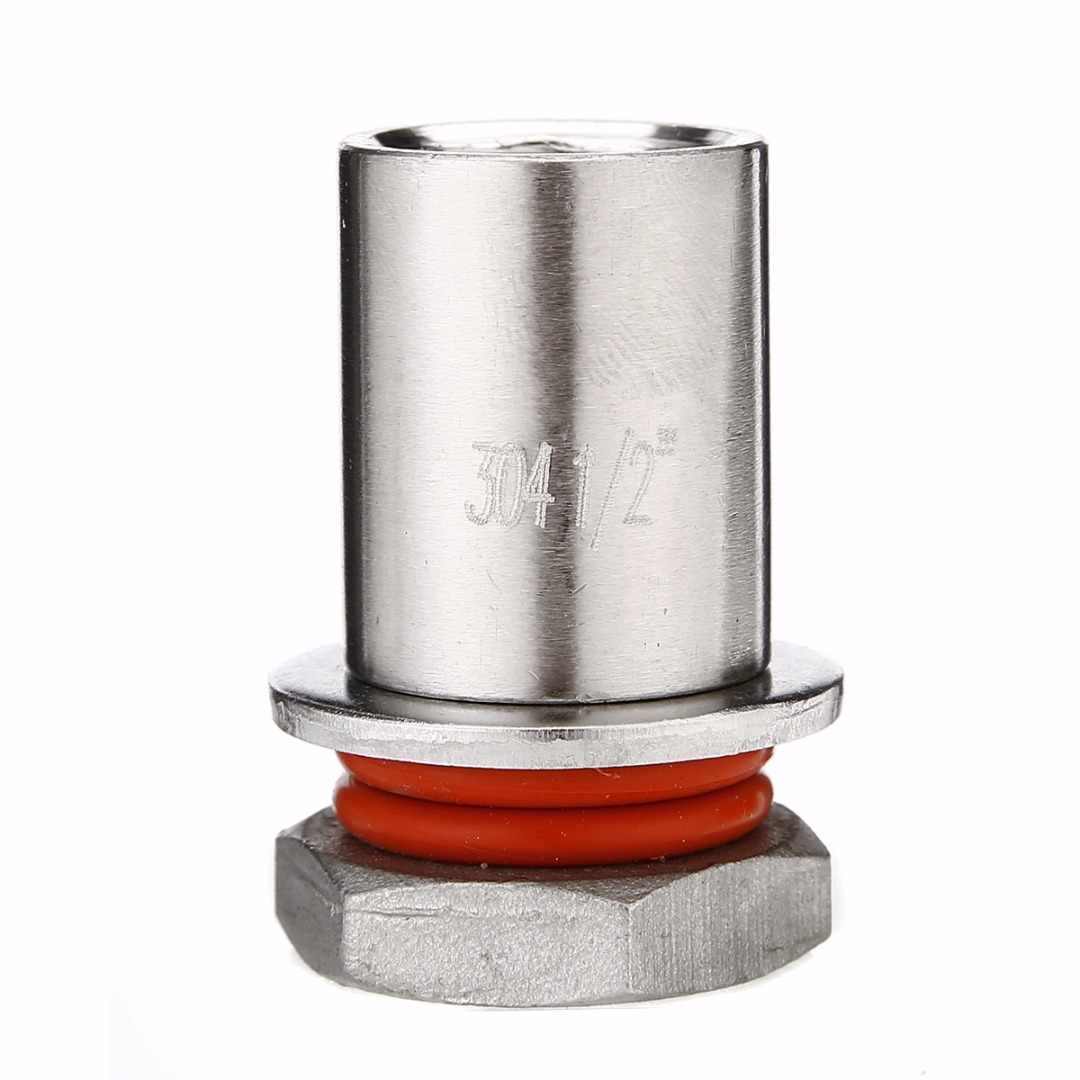 Stainless Steel Homebrew Weldless Bulkhead 1/2" Male NPT Threads Fitting for Bre Stove