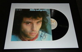 Nils Lofgren Signed Framed 1981 Record Album Display image 1