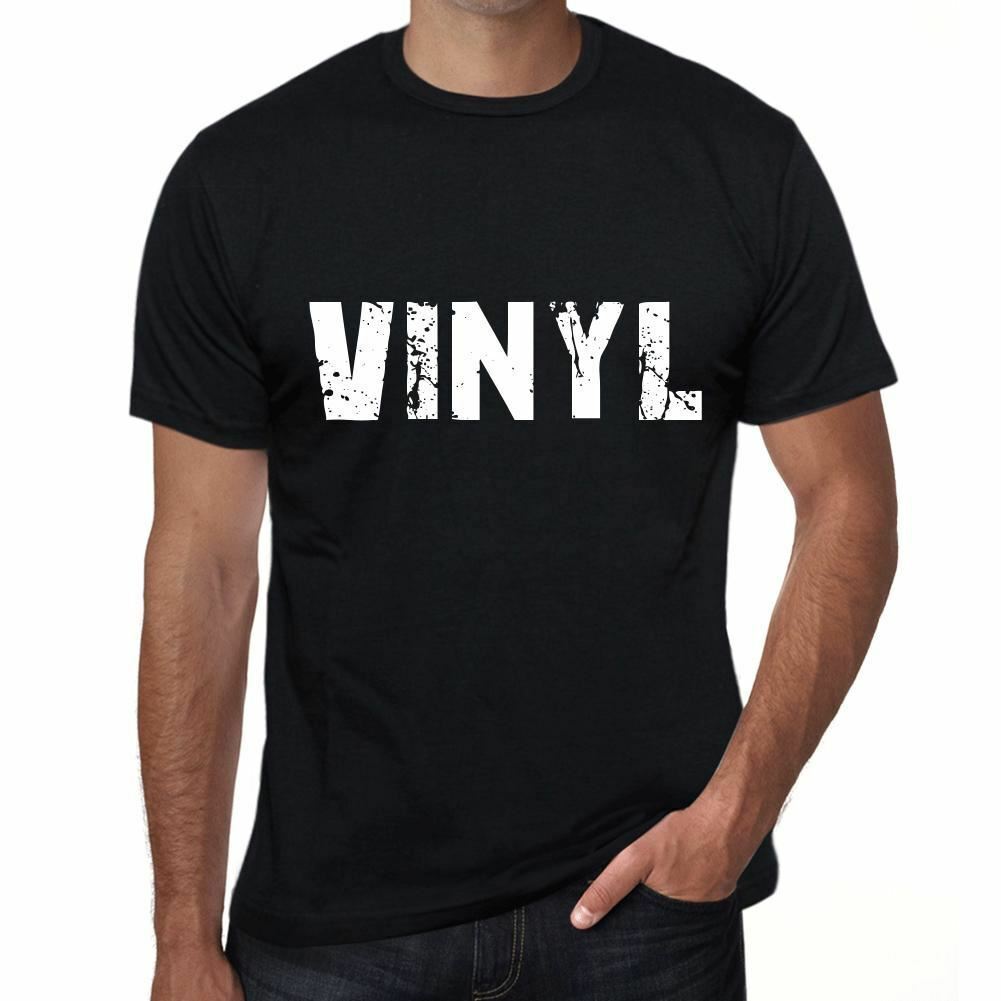 vinyl Mens Vintage Printed T shirt Black Birthday Gift 00553 - T-Shirts
