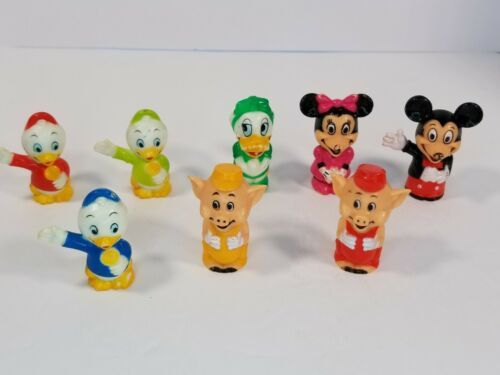 Vintage Lot Of 8 Disney Pencil Toppers And 50 Similar Items