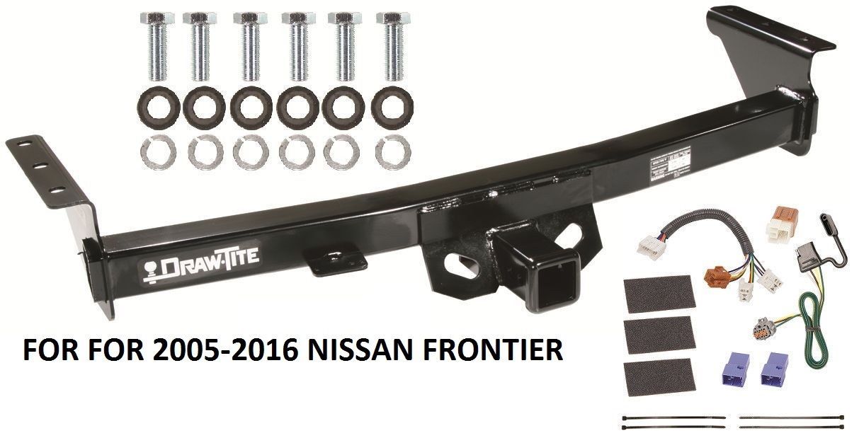 TRAILER HITCH W/ WIRING KIT FOR 2005-2016 NISSAN FRONTIER DRAWTITE