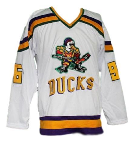 Primary image for Any Name Number Mighty Ducks Retro Hockey Jersey New White Conway Any Size