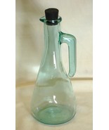 Italy Glass Bottle Green Hue Societa Vetraria Artistica Toscana - $29.69