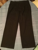 Mens Teens Size 34X29 George uniform pants black - $7.99