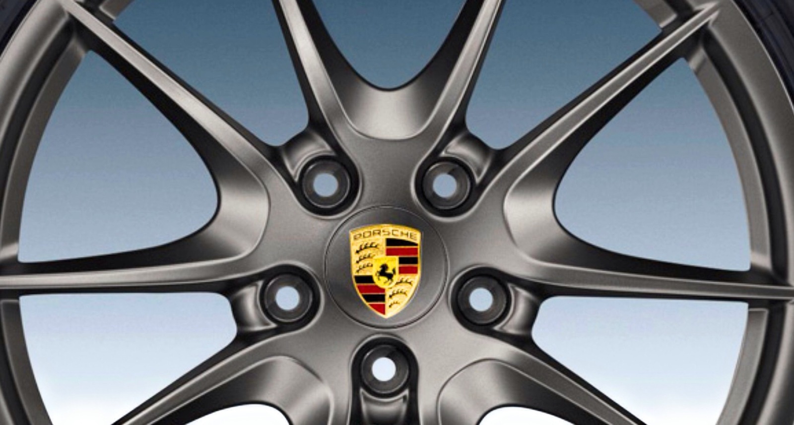 Porsche Grey center caps set of 4. New in boxes Wheel Center Caps