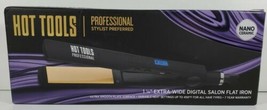 Hot Tools Professional 1 1/4 Inch Nano Ceramic Digital Salon Flat Iron Xtra Wide - $89.95