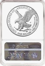 2021-W 2021-S $1 Silver Eagle TYPES 1 & 2  SET  NGC PF70 ADVANCE RELEASES image 6