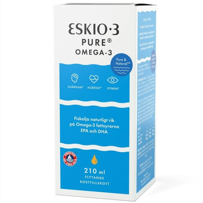 Eskio-3 Pure Omega 3 Fatty Acids In Fish Oil Liquid 210 ml
