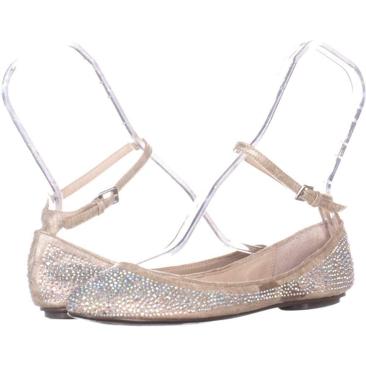 light blue flats with ankle strap