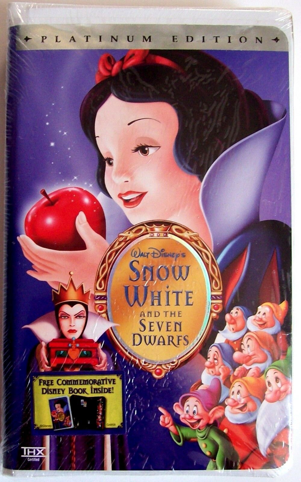 Snow White Seven Dwarfs Disney Platinum Edition Classic Vhs Rare Sexiz Pix 