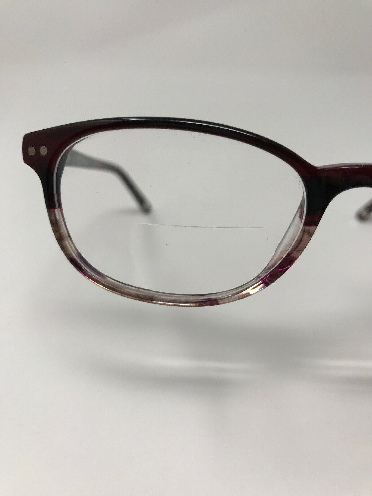 LIZ CLAIBORNE Eyeglasses Frame L380 5116135 Polished Burgundy/Clear