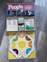 Vintage 1984 People Weekly Trivia Family Board Game Complete Set - $7.92