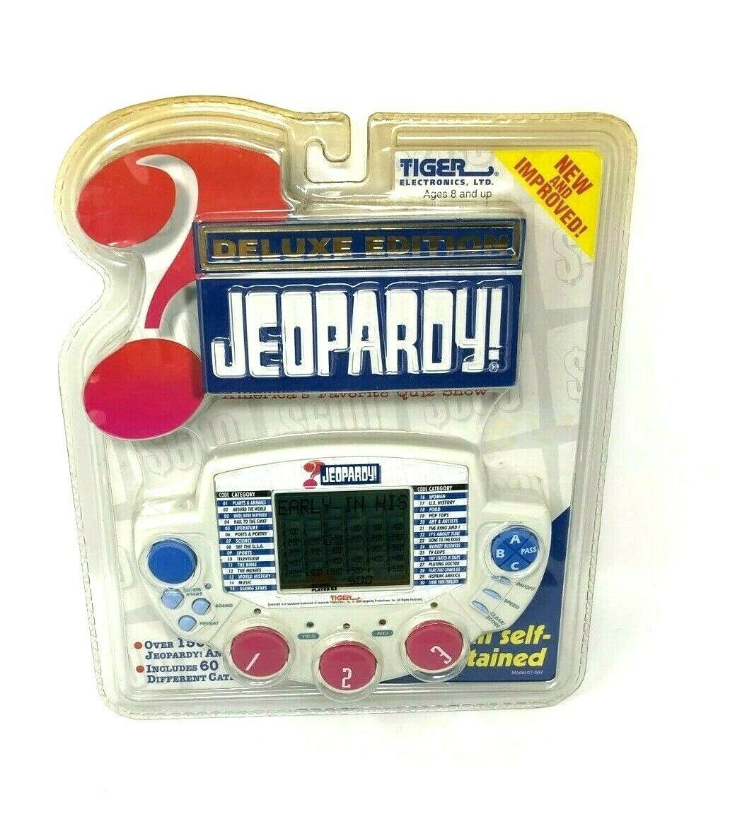 Retro Vintage 1999 Jeopardy Electronic Deluxe Edition Game Tiger