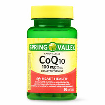 Spring Valley CoQ10 Rapid Release Softgels, 100 Mg, 60 Count - $27.65