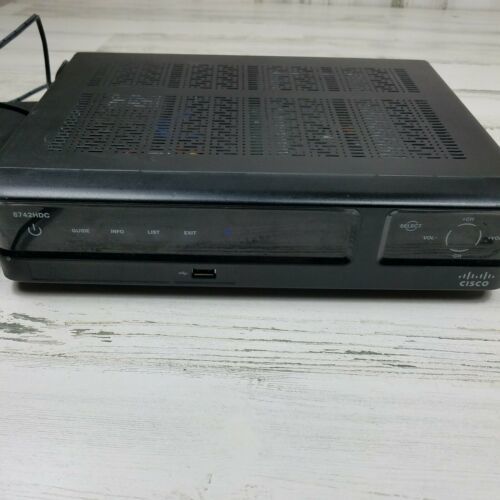 Cisco 8742HDC High Def Cable Box Receiver With Power Adapter - Cable TV