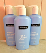 (3) Neutrogena Fresh Foaming Cleanser Makeup Remover & Cleanser 9.6 Oz Each - $54.40