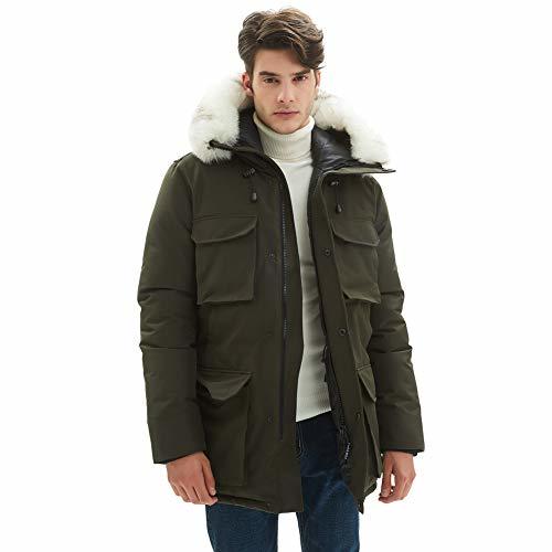 PUREMSX Insulated Jacket, Mens Stylish Designer Mid Length Trench Coat ...