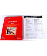 Photo Basic gloss by STAPLES Paper Inkjet 8 1/2 x 11 Only 45 Sheets 7181... - $8.79