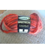 Sensations Spectrum Bulky 3 1/2 oz skein of 43952 red spectrum color (1 ... - $4.90