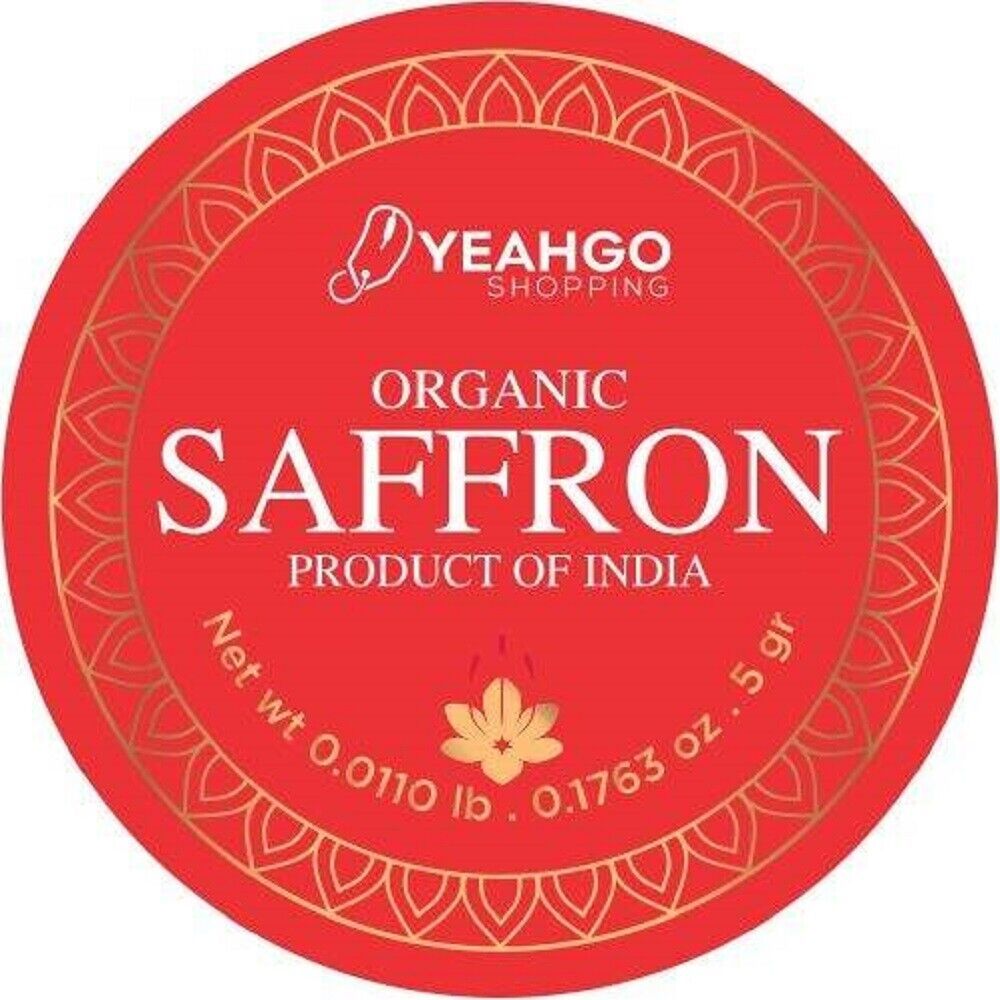 Premium Super Negin 100% Pure Saffron Grade A+ Natural Red Authentic - 5 gram