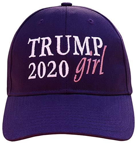 Trump Girl 2020 Hat ~ USA-Made Structured Purple (USA-Made Structured Purple Tru