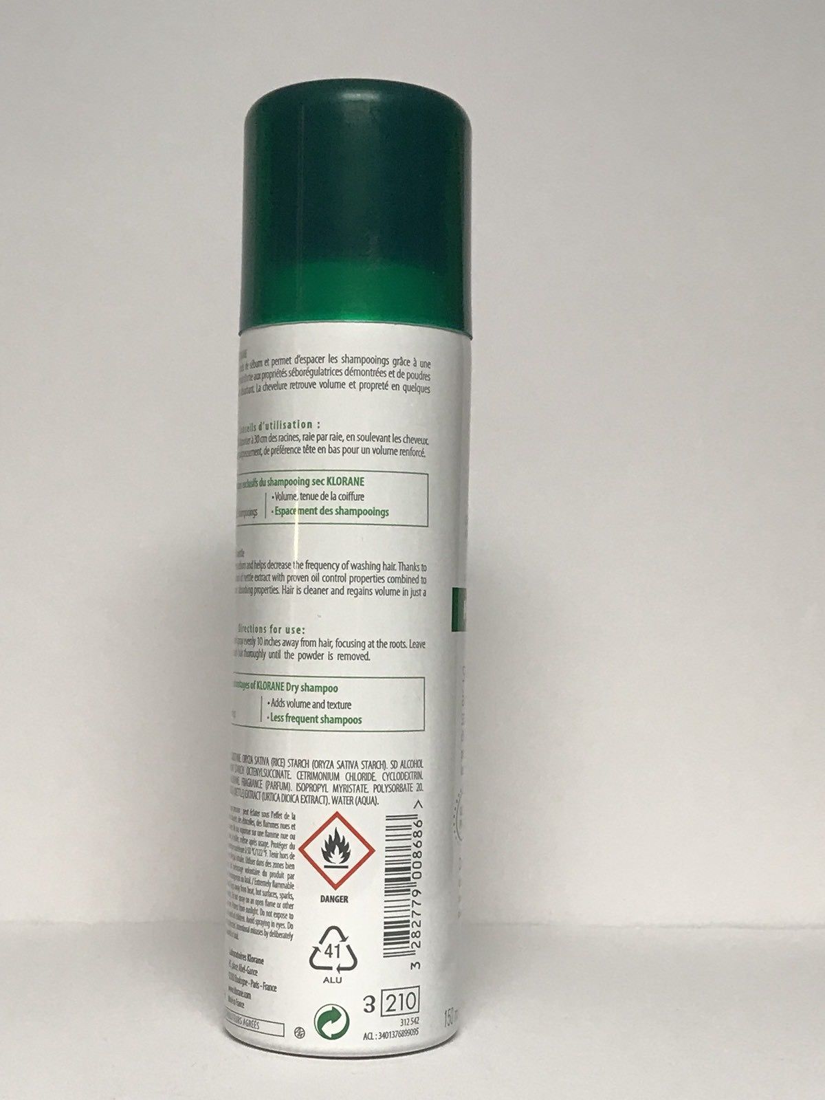 Klorane Dry Shampoo With Nettle Oil Control And 50 Similar Items