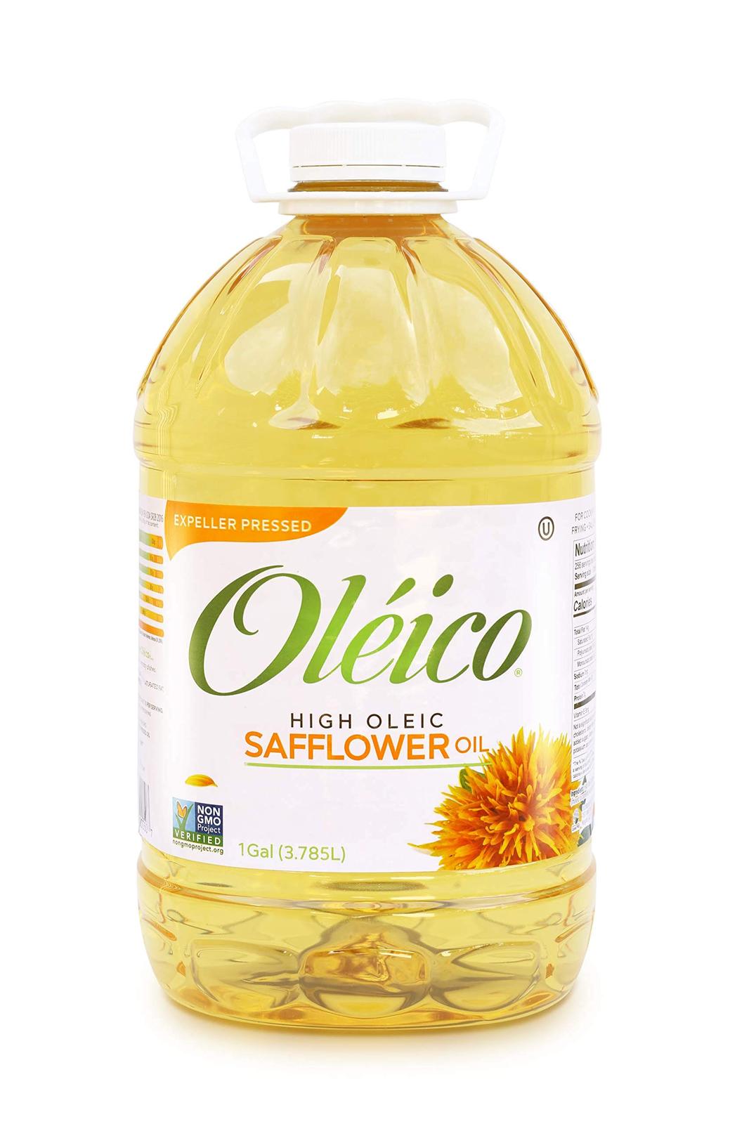 Oléico High Oleic Safflower Oil 1 Gallon (128 fl. oz.) Oils & Creams