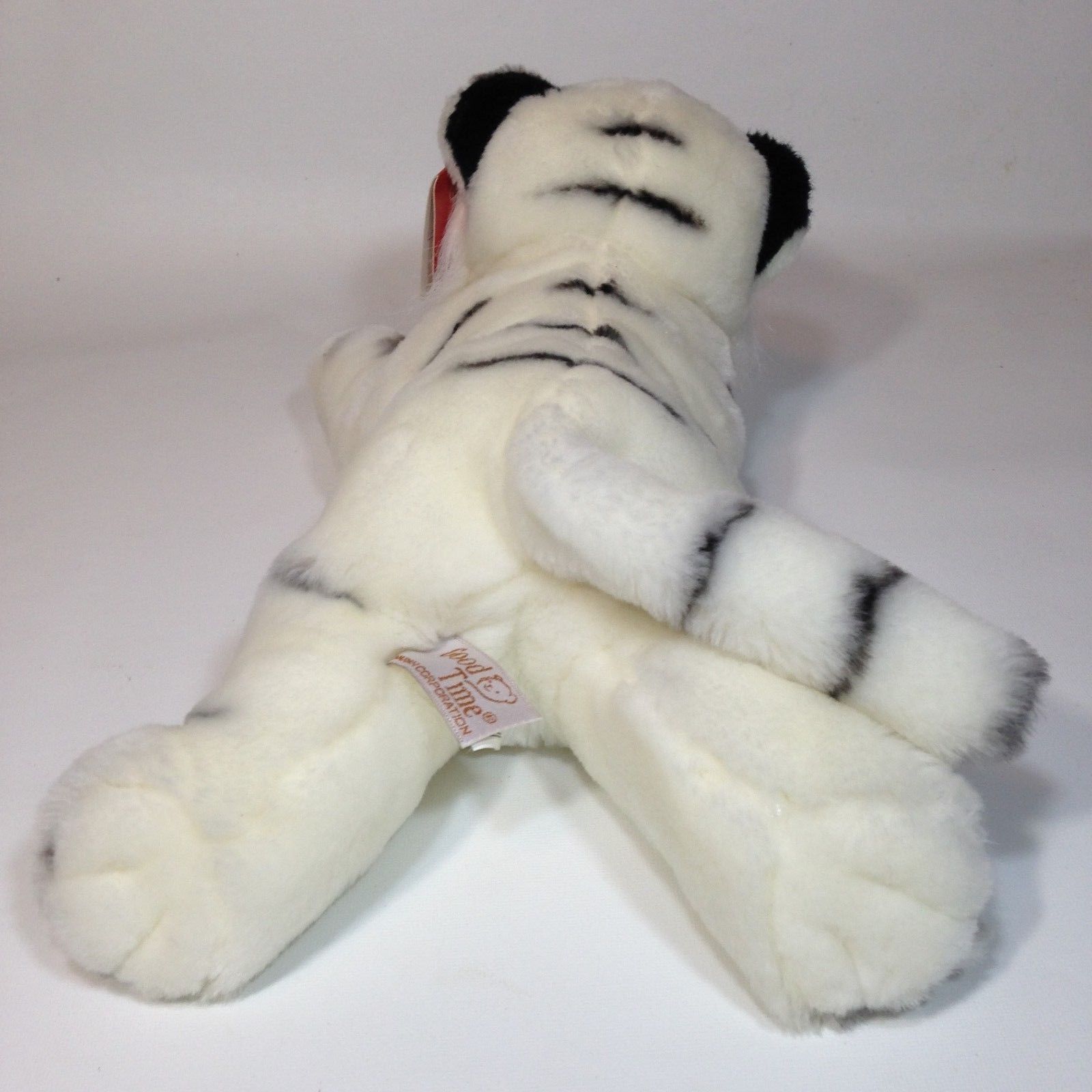 White Siberian Baby Tiger Plush Good Time Toys Lying 12. white tiger stuff....