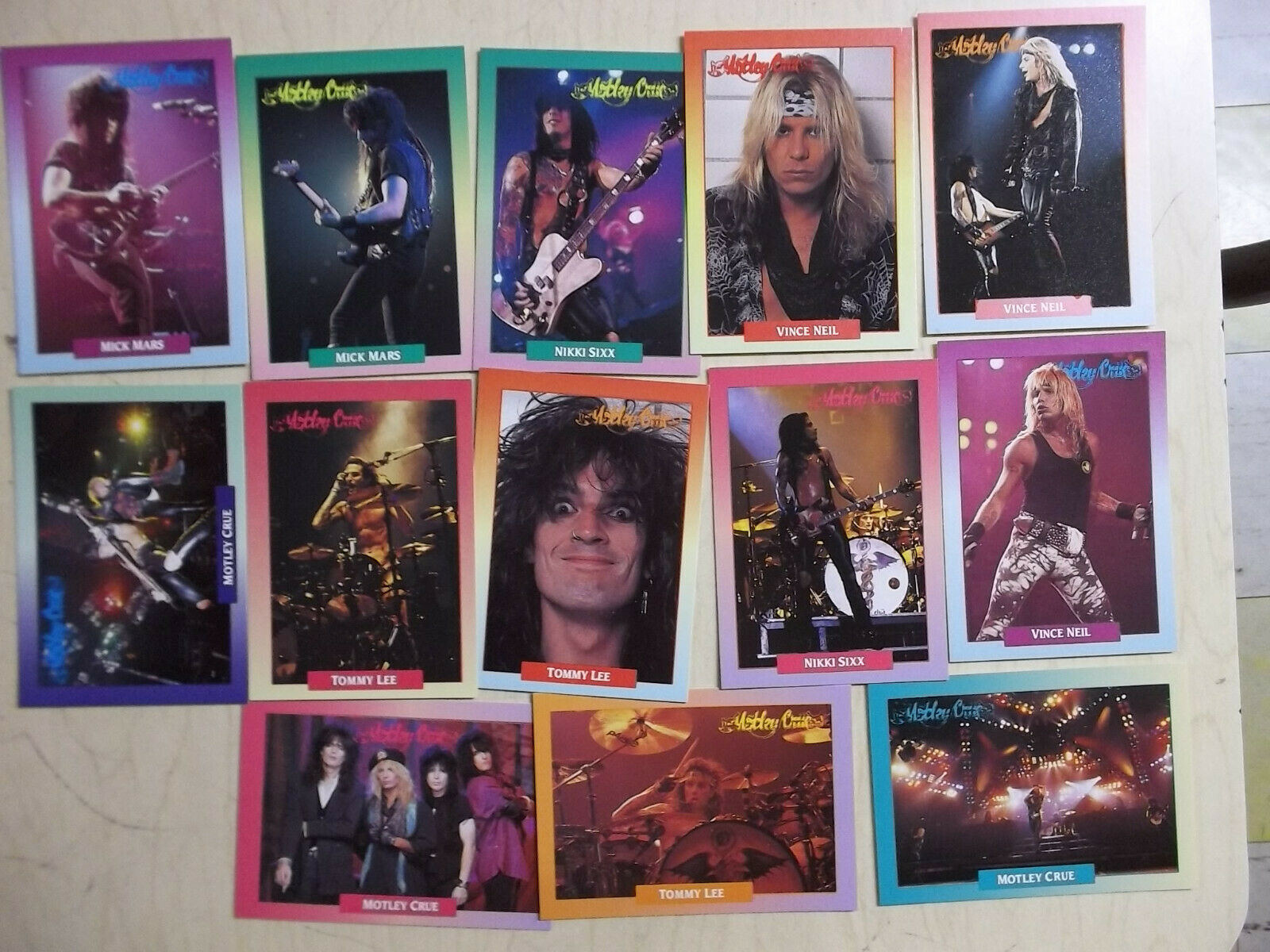 IRON MAIDEN Heavy Metal Rock Band 2 TRADING CARDS SET 1991 Brockum Rockcards 