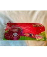 Firefly Toothbrush With Cap &amp; Travel Bag Strawberry Shortcake Pink Purpl... - $6.92