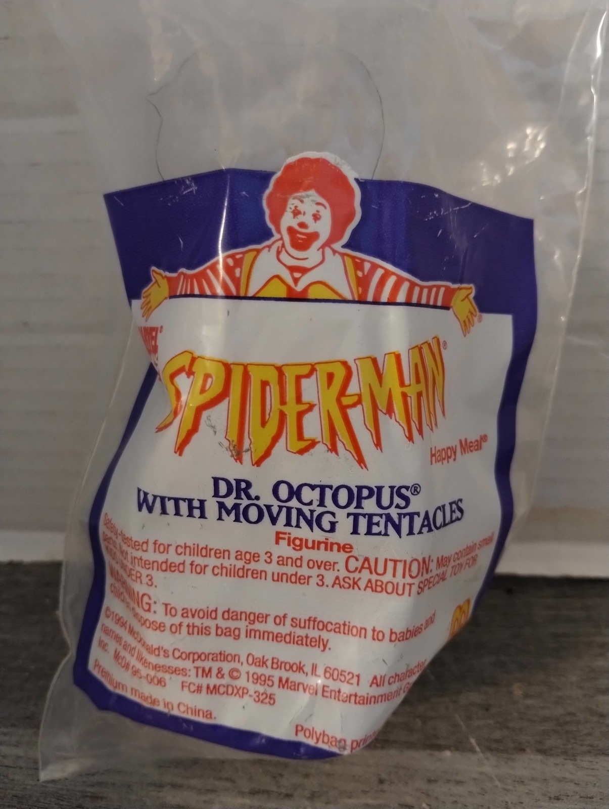 McDonalds Happy Meal Toys SpiderMan Dr Octopus with Moving Tentacles ...