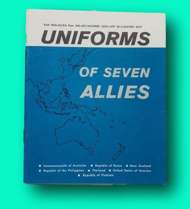 Rare Uniforms of Seven Allies DOD Gen DA PAM 360-527 / 1967 - Books