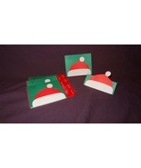(3) Packs New Christmas Santa Hat Place Cards Hallmark Party Dinner - $15.49