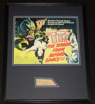 Marshall Thompson Signed Framed 16x20 IT The Terror From Beyond Poster Display image 1