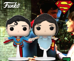 Funko Pop Movies Superman & Lois Flying Zavvi Exclusive 2-Pack image 1