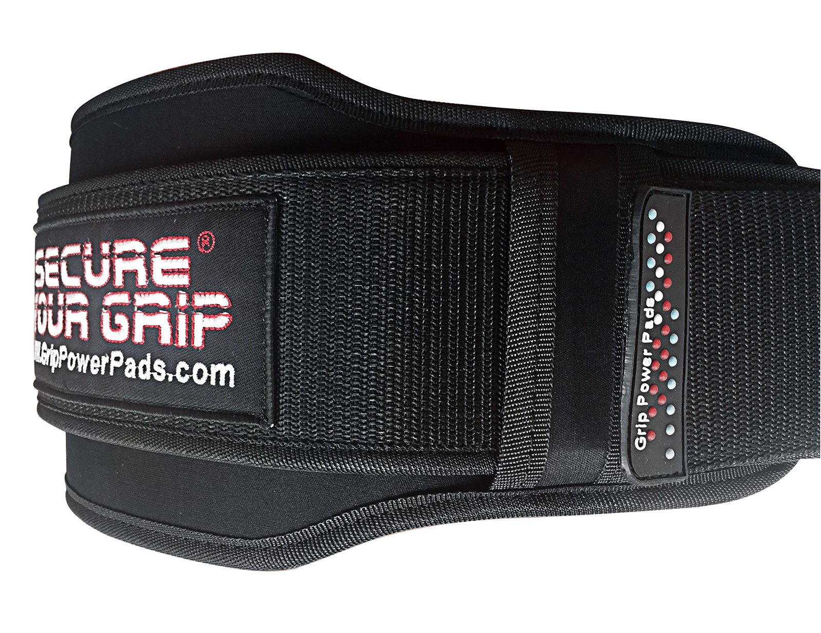Grip Power Pads Gym Weight Lifting 6" Wide Neoprene Double Belt for Men Back Lum Belts