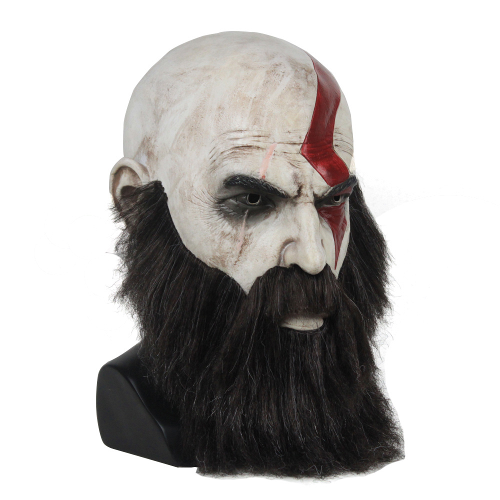 Halloween Party Mask God Of War 4 Cosplay Kratos Mask Costume Adult