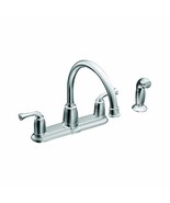 Moen CA87553 High-Arc Kitchen Faucet with Side Spray from the Banbury Collection - $34.98