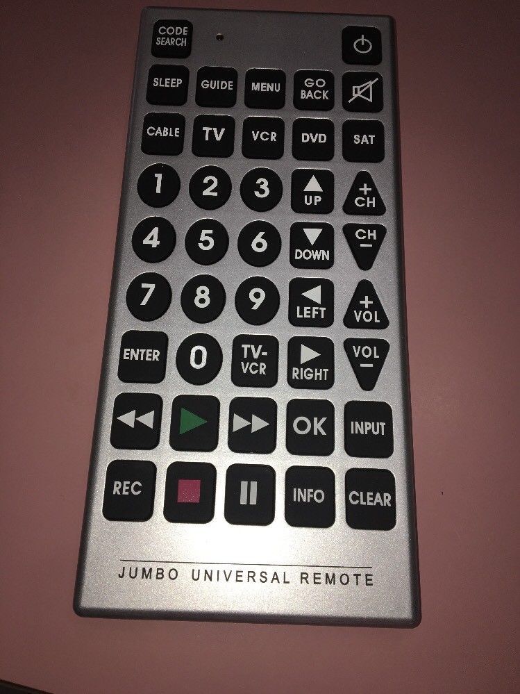 Innovage Products Jumbo Universal Television TV Remote Control - Remote ...