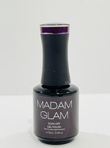 Madam Glam Gel Soak Off Nail Polish Deep Dark Purple 15 ml / 0.5 oz - $15.84