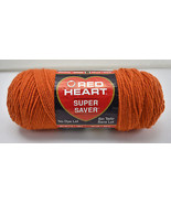 Red Heart Super Saver Worsted Medium Weight Yarn - 1 Skein Carrot #256  - $8.50