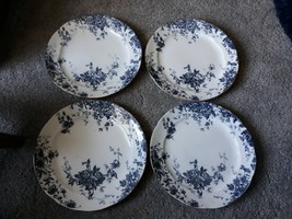 Vintage Sampson Hancock &amp; Sons semi-porcelain dinner plates York pattern - $86.71