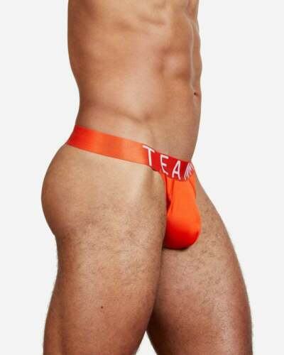 TEAMM8 Spartacus Thong  Low-Rise Quick Dry Thongs Flame Orange 17