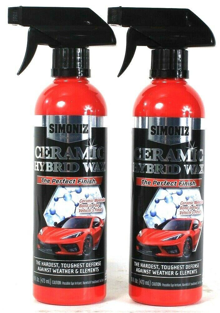2 Bottles Simoniz 16 Oz Ceramic The Perfect Finish Super Hard Hybrid