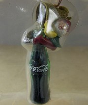 Coca Cola CHRISTMAS ORNAMENT FILL &#39;ER UP Elf on Coke Bottle 1994 in Box ... - $21.44