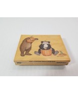 Stampabilities Punkin&#39; Head Biggly Patch Rubber Stamp OR1038 Gruffies RA... - $59.35