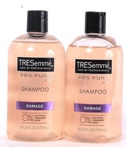 2 Count TRESemme 16 Oz Pro Pure Damage Shampoo Free Of Sulfates Paraben & Dyes
