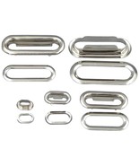 100 sets Oval Shaped Eyelets Grommet with Washers Canvas Self Backing - $4.55+