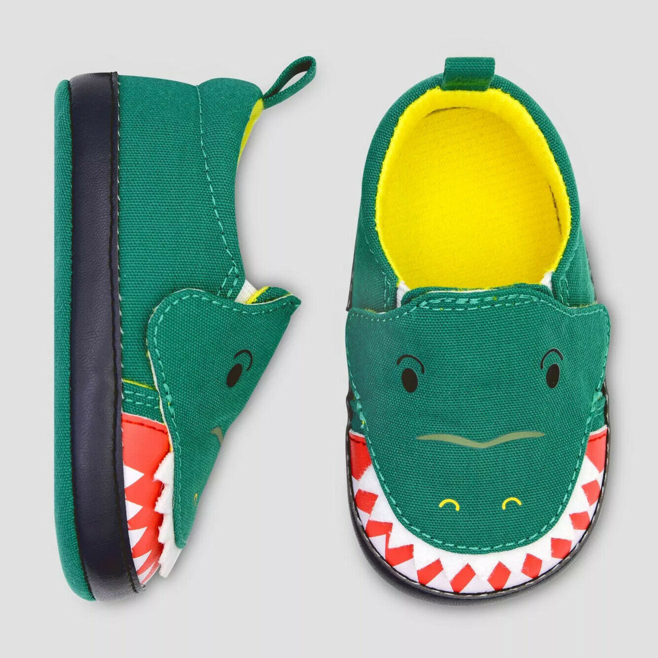 Baby Boys' Crocodile Slip On Sneaker or slipper Cat & Jack Green 69